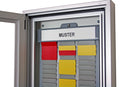 Muster Station Cabinet T Card - Size 2 T Cards - 90 person