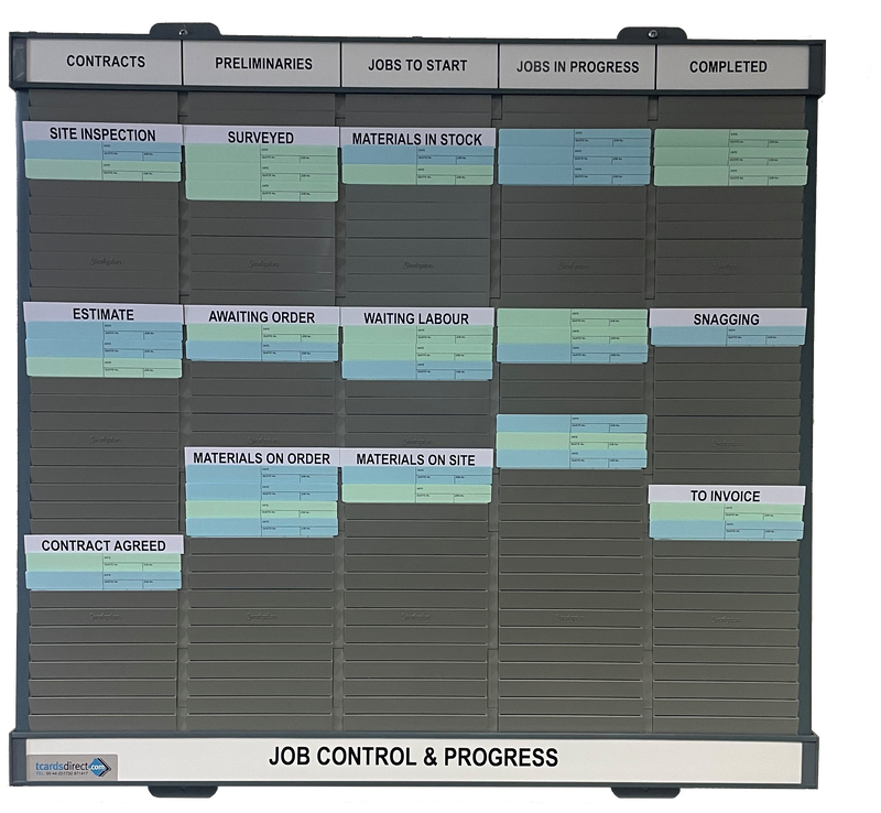 Job Control T Card Board (Size 120 or Size 4)