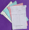 Motor Trade Parts T Card Ref S2-291 (4 Part)