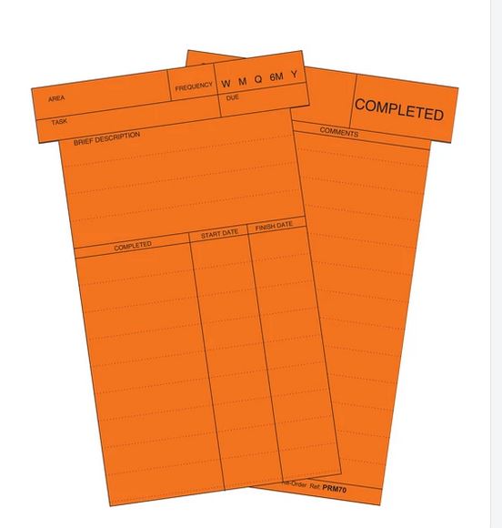 13 Column T Card Maintenance Year Planner (70)