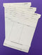 Motor Trade Parts T Card Ref S2-291 (4 Part)