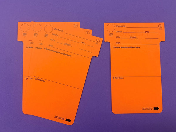 Size 3 Safety T Cards Ref Safe3DT