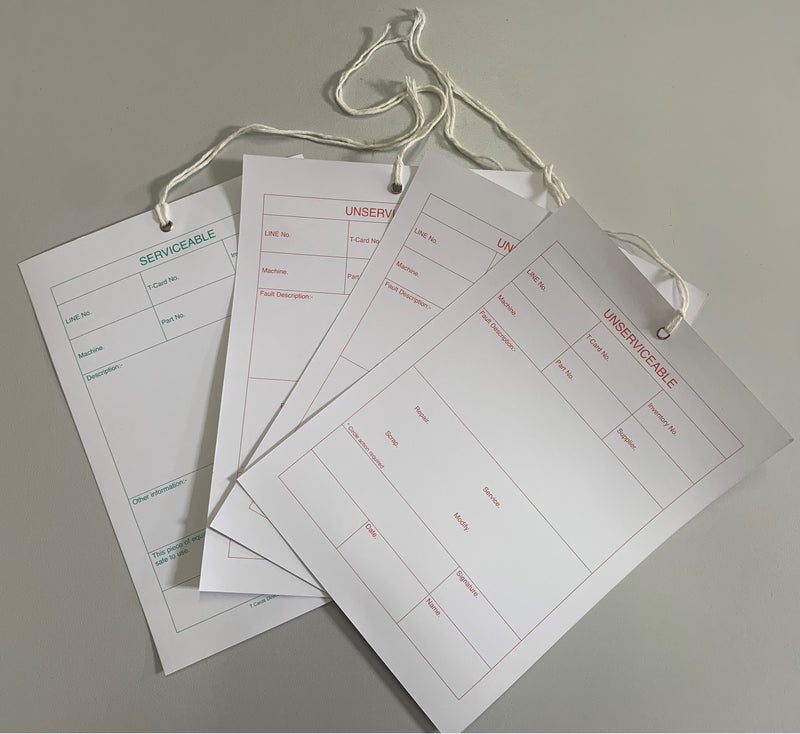 Service Tags ref 1-598-TAG - Reversible