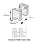 Size 3/70 T Card Storage Holders (Plastic Clip On)