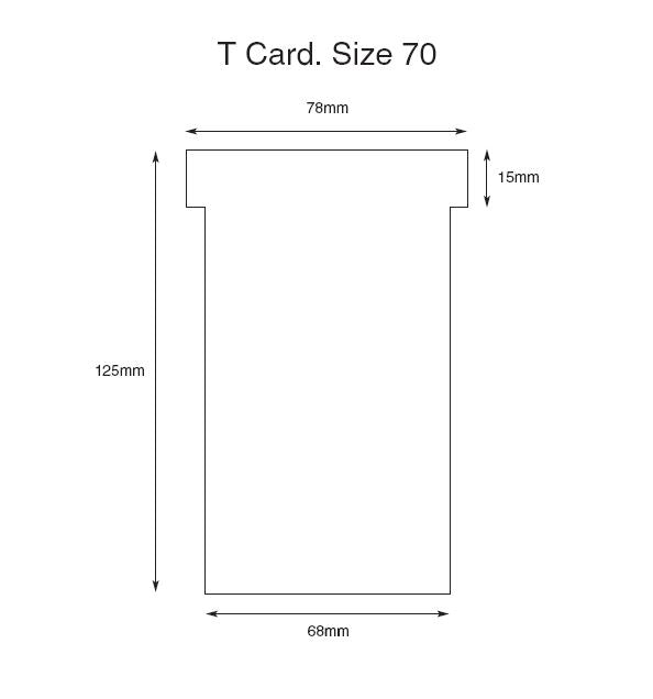 5 Column T Board (Size 70) – T Cards Direct